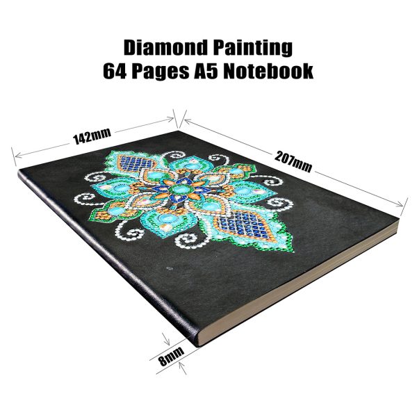 Blue Lotus Diamond Painting Journal Cheap - Image 4