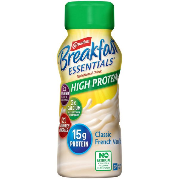 Carnation Breakfast Essentials, Ready-To-Drink, High Protein, Classic French Vanilla, 8 fl oz For Discount